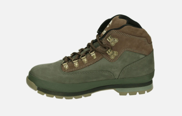 Timberland Euro Hiker Mid Boot Dark Green Nubuck TB0A5ZHH Men - Gently Used
